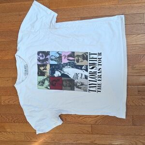 Taylor Swift The Eras Tour Graphic Tee in White